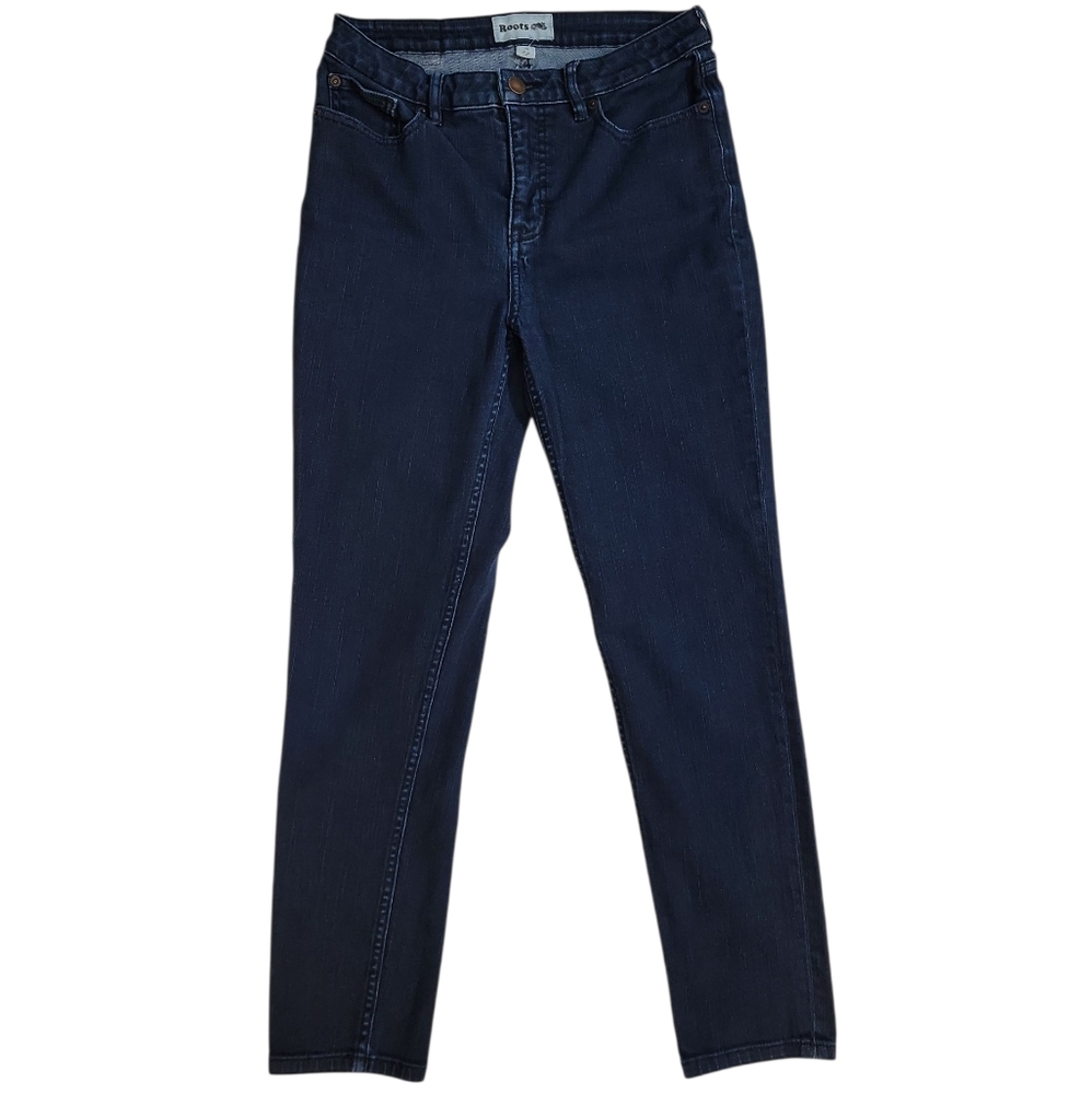 Roots Canada Skinny Ankle‎ Womens Size 28 Dark Blue Women's Jeans Stretch